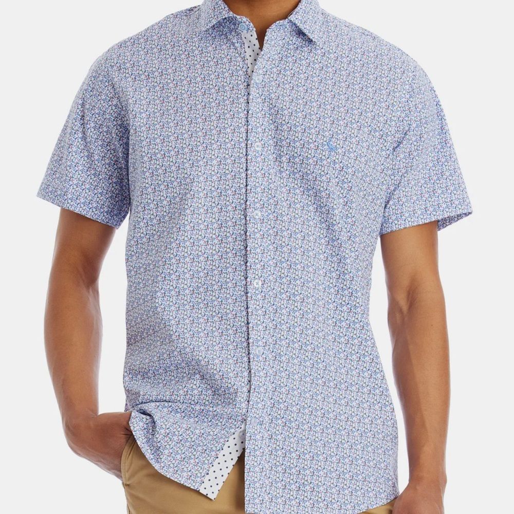 NWT | Tailorbyrd | Men’s Short Sleeve Button Down Shirt - Sz M & L